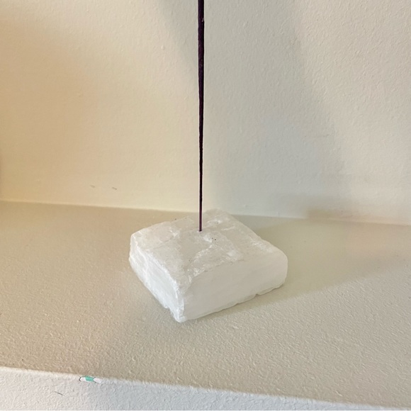 Selenite/ Quartz Incense Holder! - Picture 1 of 6